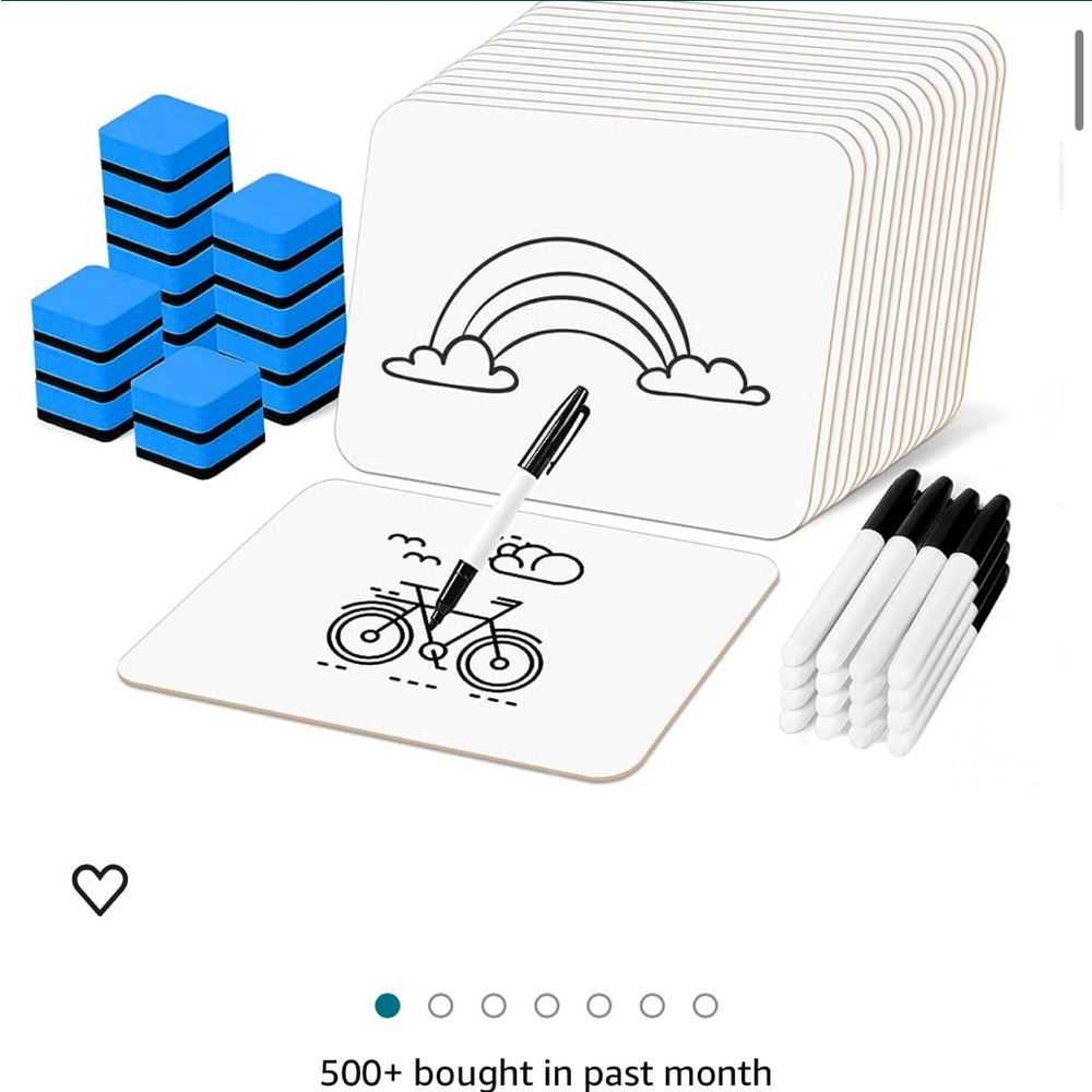 16 pack dry erase boards